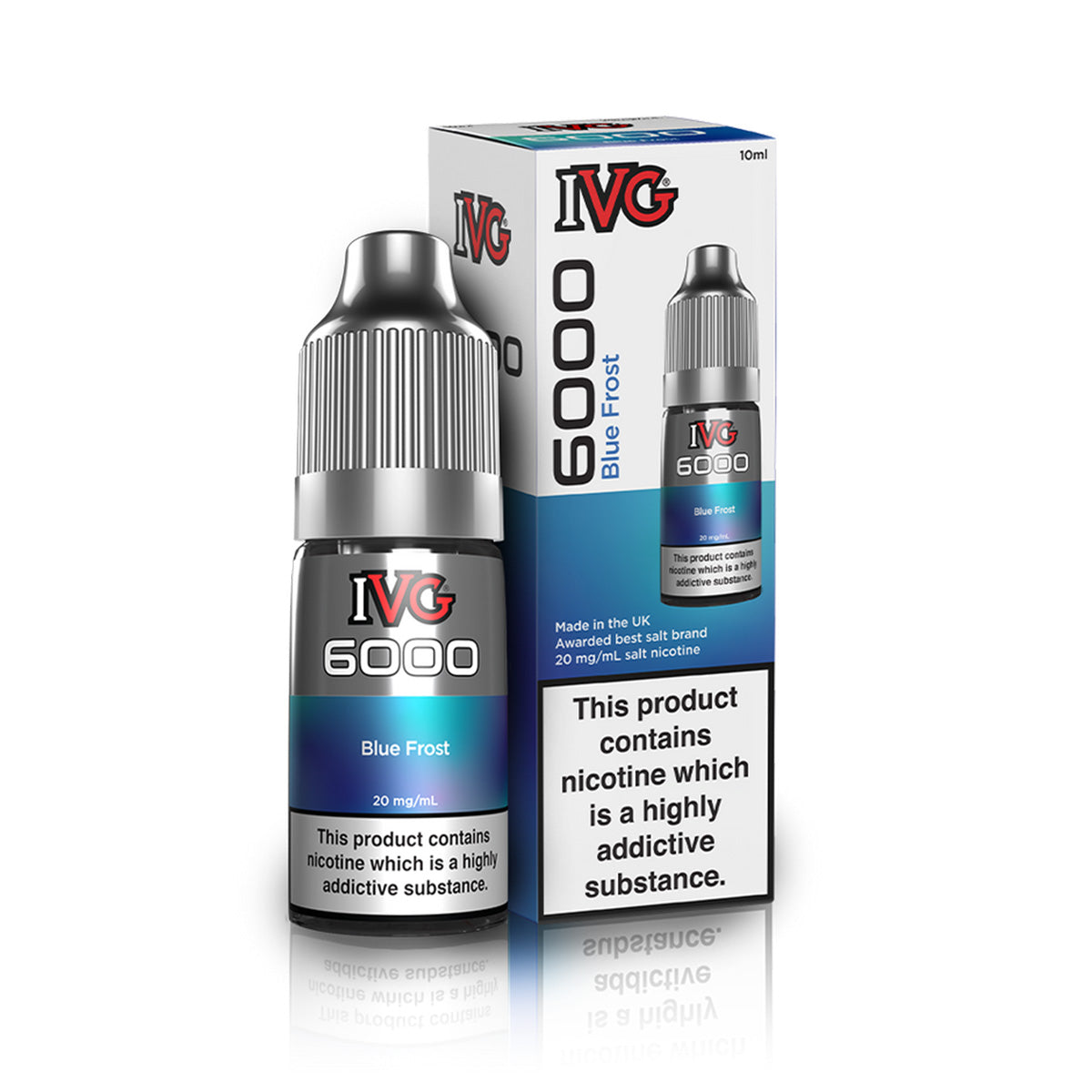 IVG 6000 Blue Frost Nic Salt Vape Juice