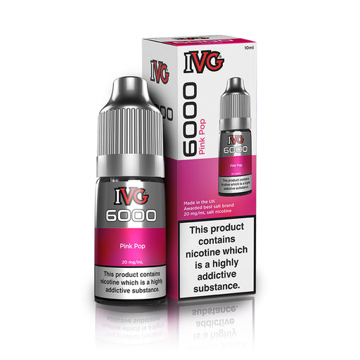 IVG 6000 Pink Pop Nic Salt Vape Juice