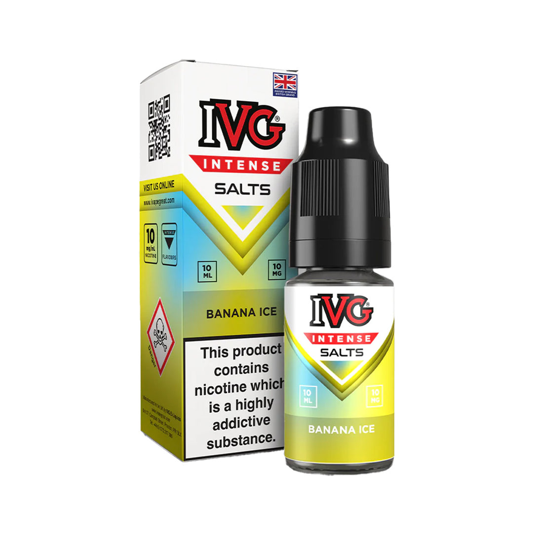 IVG Intense Banana Ice Saltnic Vape Juice