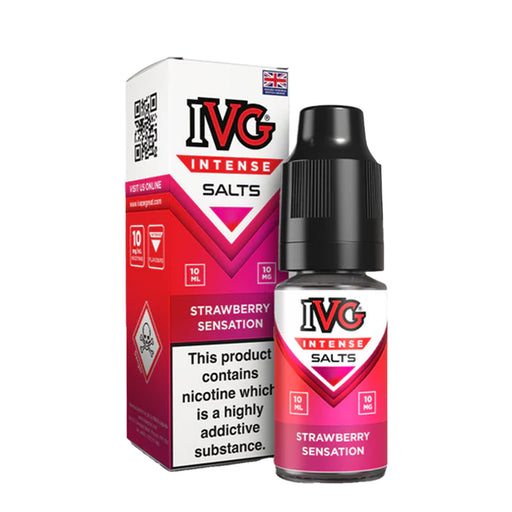 IVG Intense Strawberry Sensation Saltnic Vape Juice