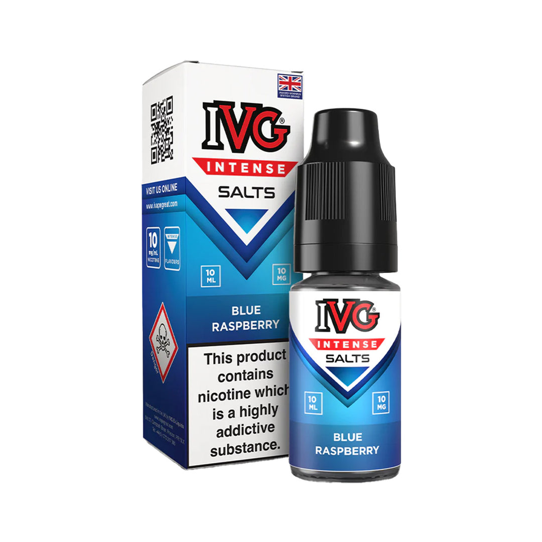 IVG Intense Blue Raspberry Saltnic Vape Juice
