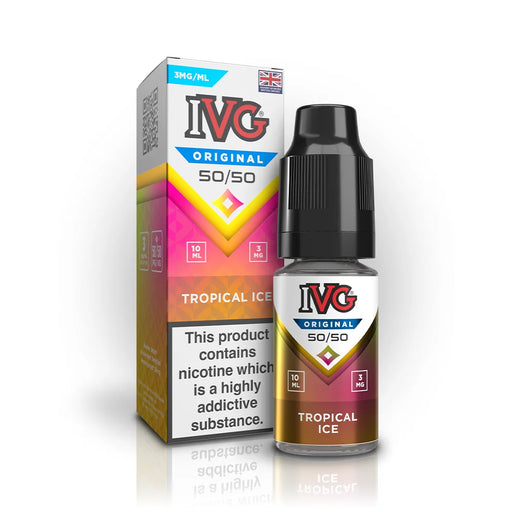 IVG Original 50/50 Tropical Ice E-Liquid - 10ml