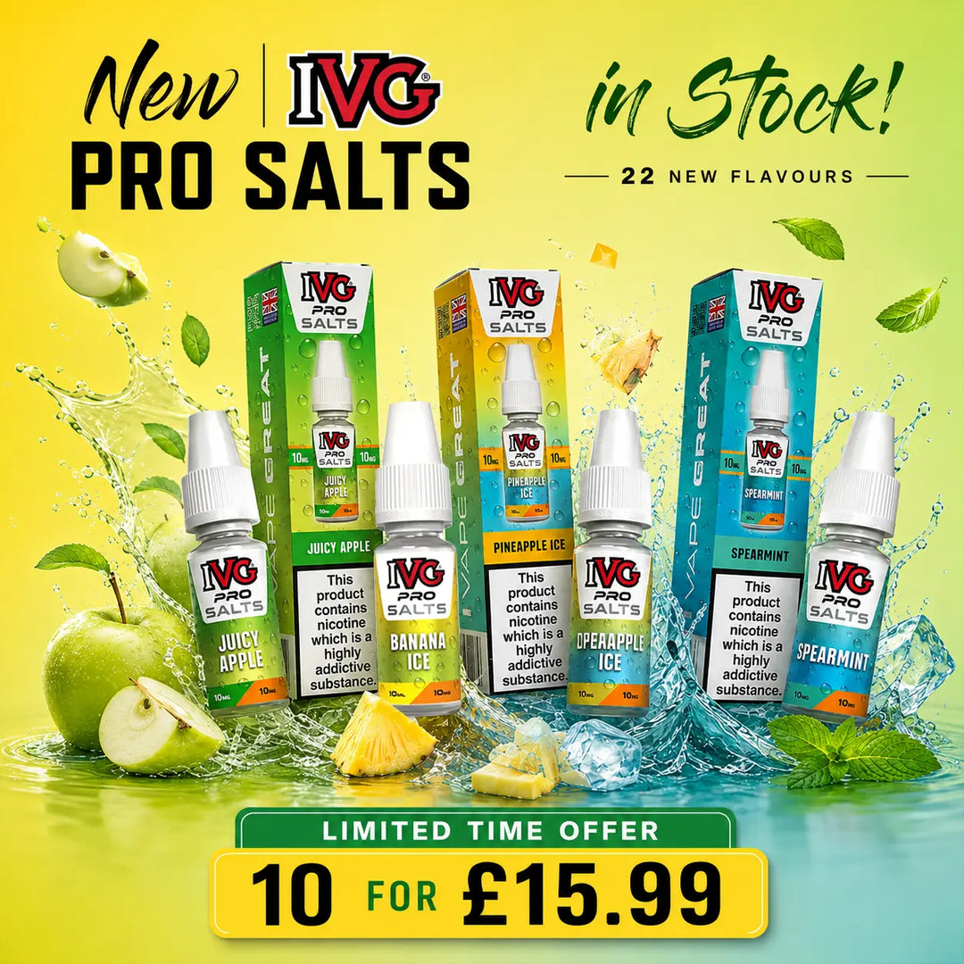 IVG Pro Salts Banner Mobile View