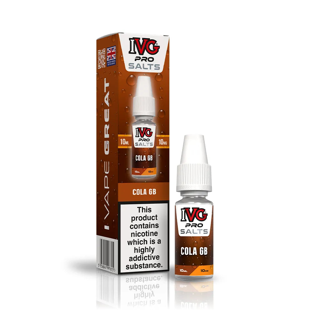 IVG Pro Salts Cola GB Nic Salt Vape Juice 10mg