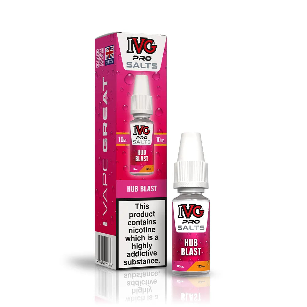 IVG Pro Salts Hub Blast Nic Salt Vape Juice 10mg