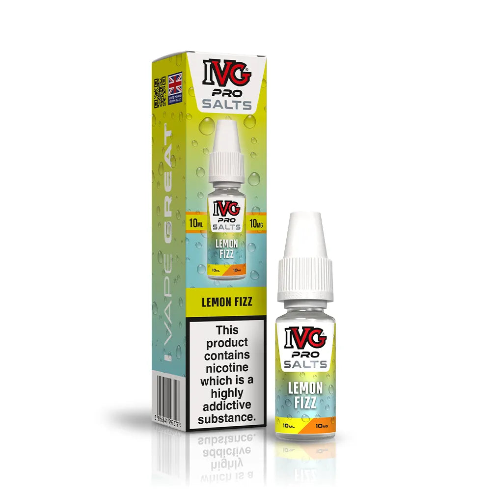 IVG Pro Salts Lemon Fizz Nic Salt Vape Juice 10mg
