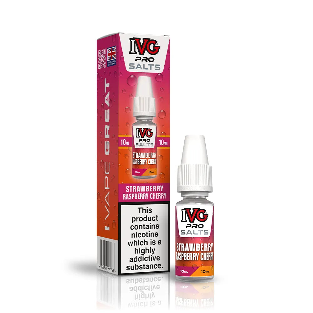 IVG Pro Salts Strawberry Raspberry Cherry Nic Salt 10mg