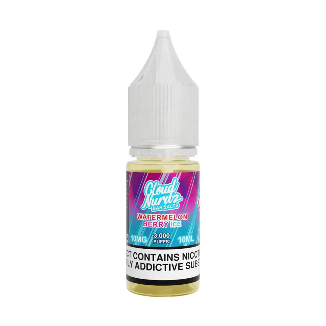Cloud Nurdz Iced Watermelon Berry Nic Salt Vape Juice
