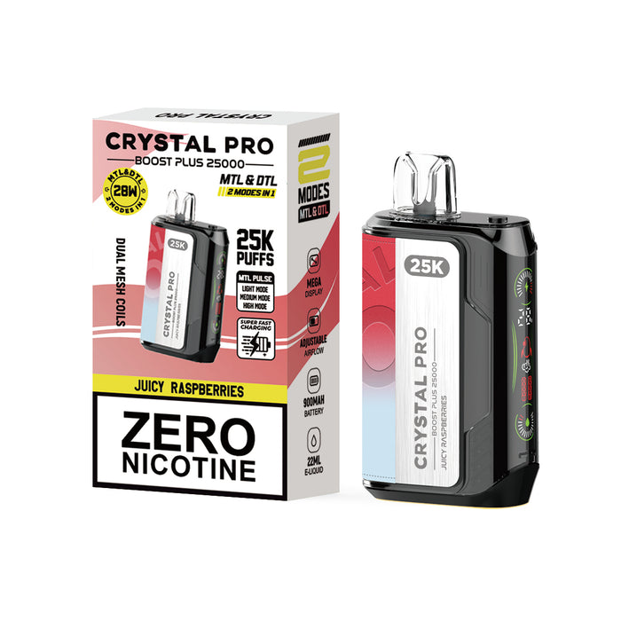 Crystal Pro Boost Plus 25000 Puffs Disposable Vape