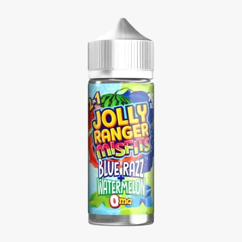 Jolly Ranger Misfits Blue Razz Watermelon 100ml Shortfill E Liquid