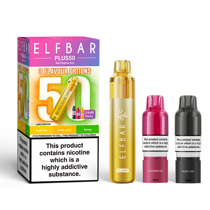 Elf Bar Plus 50 Prefilled Pod Kit - juicy edition