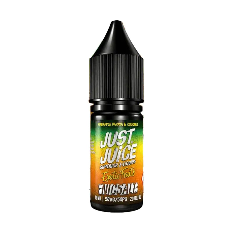 Just Juice Exotic Fruits Pineapple, Papaya & Coconut Nic Salt Vape Juice