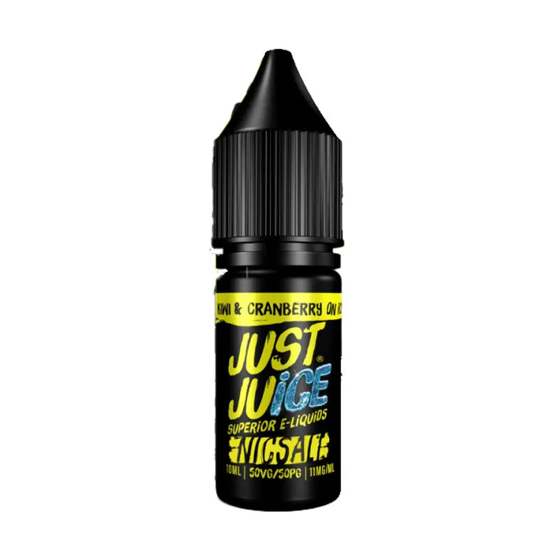 Just Juice Kiwi & Cranberry On Ice Nic Salt Vape Juice