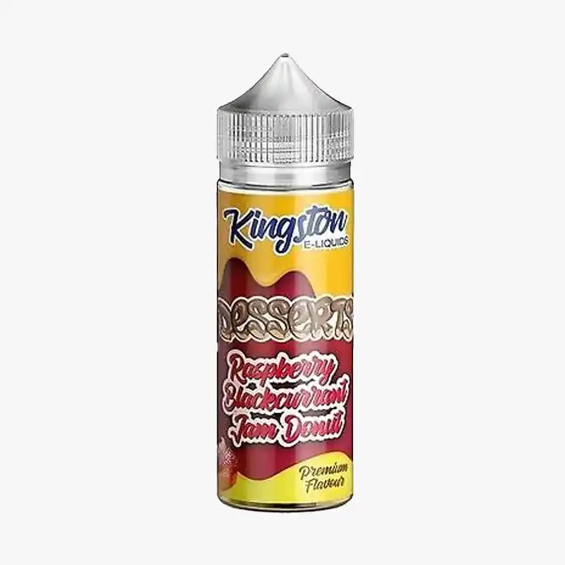 Kingston-100ml-E-Liquid-Raspberry-BLackcurrant-Jam-Donut