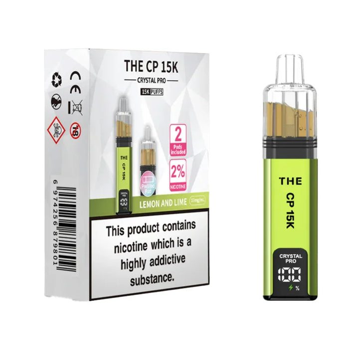 LEMON AND LIME Crystal Pro CP 15K Prefilled Pod Kit - Vapour Deal 