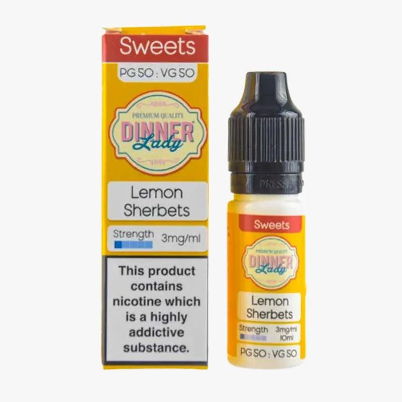Lemon Sherbet 50/50 E-Liquid by Dinner Lady - Vapours Deal Ltd
