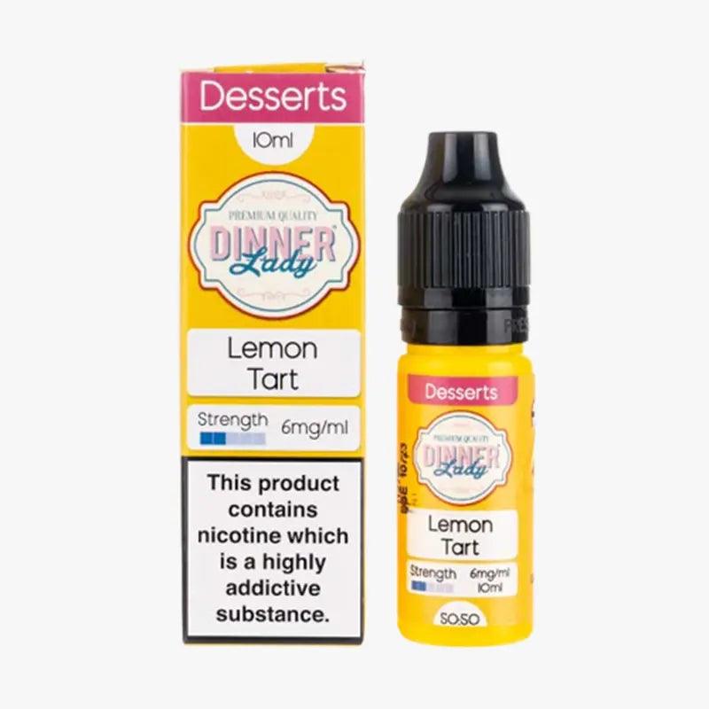 Lemon Tart 50/50 E-Liquid by Dinner Lady - Vapours Deal Ltd