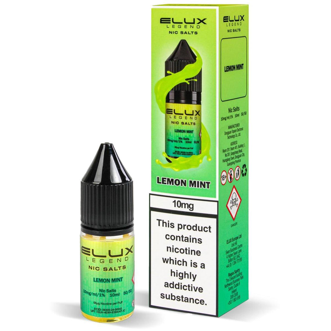 Lemon Mint Nic Salt E-Liquid by Elux Legend - Vapours Deal Ltd