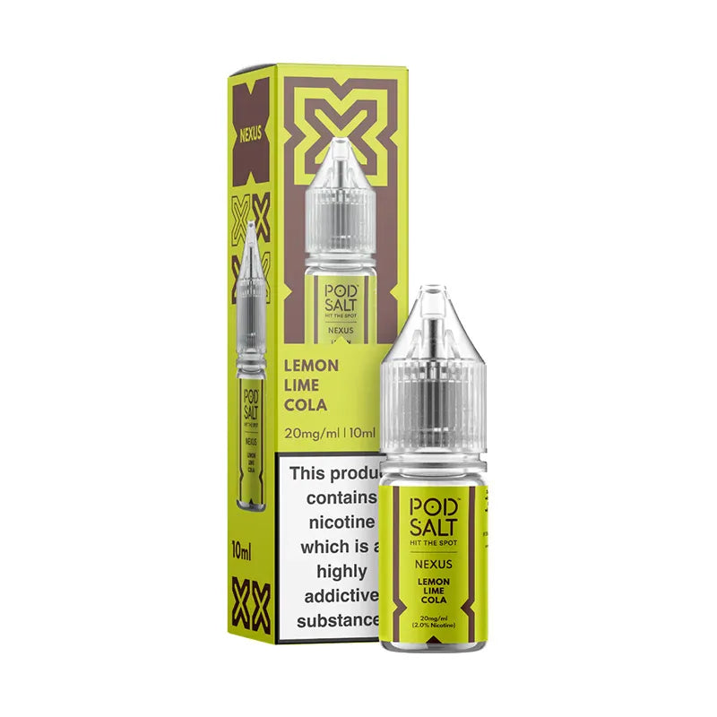 Lemon Lime Cola Nic Salt 10ml By Pod Salt Nexus