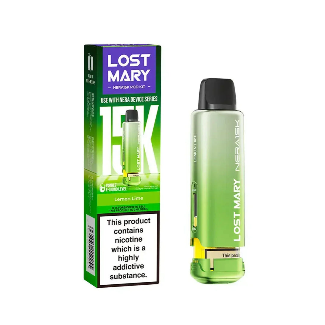 Lemon Lime Lost Mary Nera Fullview refill pods
