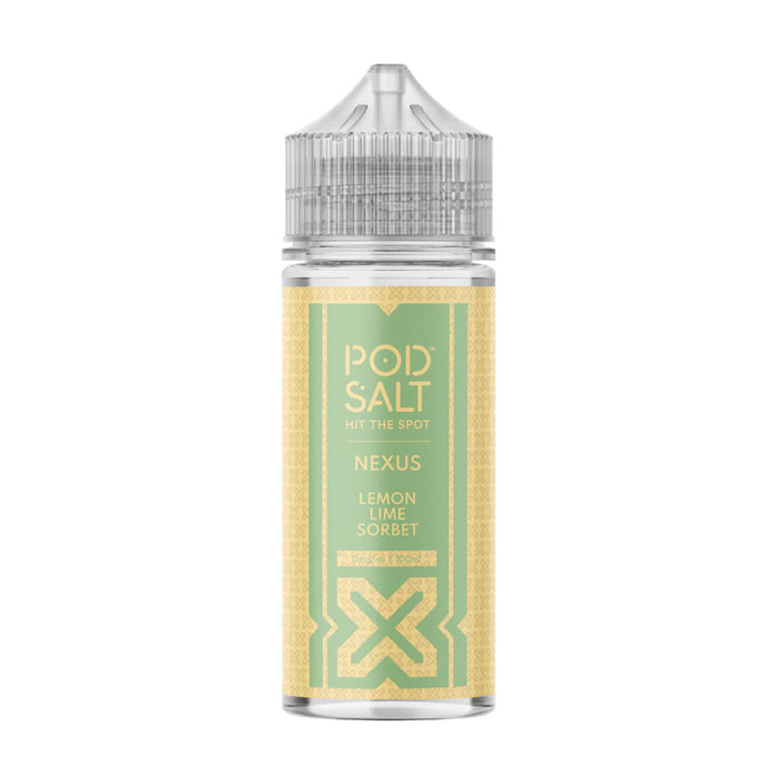 Lemon Lime Sorbet 100ml Vape Juice By Pod Salt Nexus