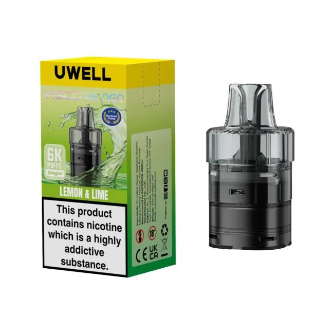Lemon & Lime Uwell Viscore Neo 6K Refill Pods