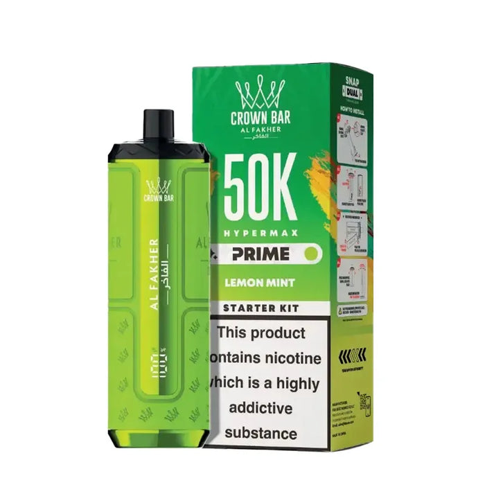 Lemon Mint Al Fakher 50K Hypermax Prime Pod Kit