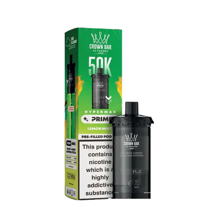 Lemon Mint Al Fakher 50K Hypermax Prime Refill Pods