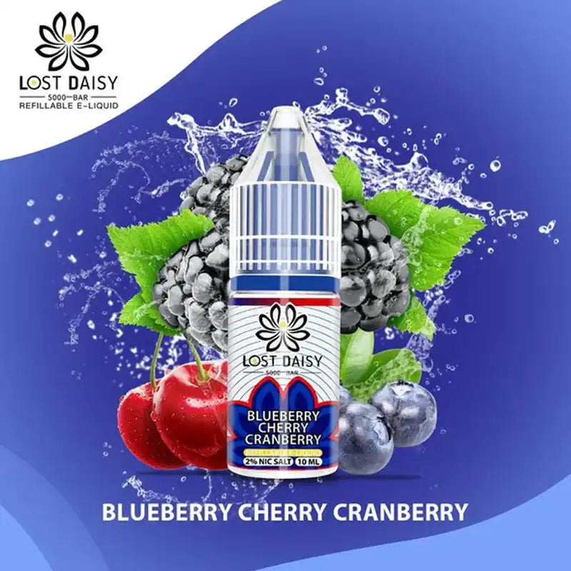 Lost Daisy 5000 Bar Salt 10ml Blueberry Cherry Cranberry
