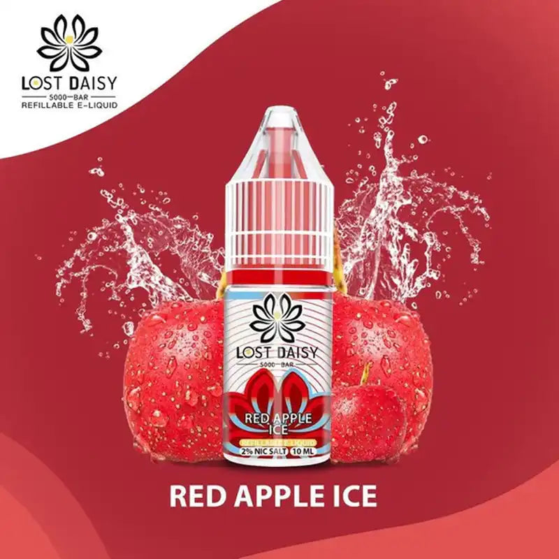 Lost Daisy 5000 Bar Salt 10ml Red Apple Ice