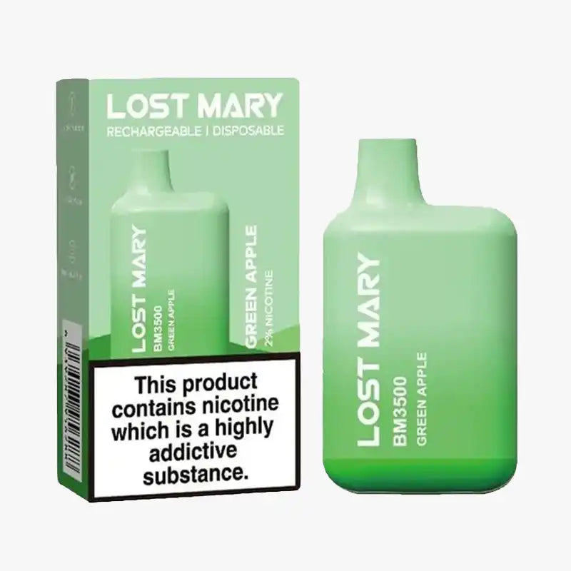 Lost-Mary-BM3500-Disposable-Vape-Green-Apple