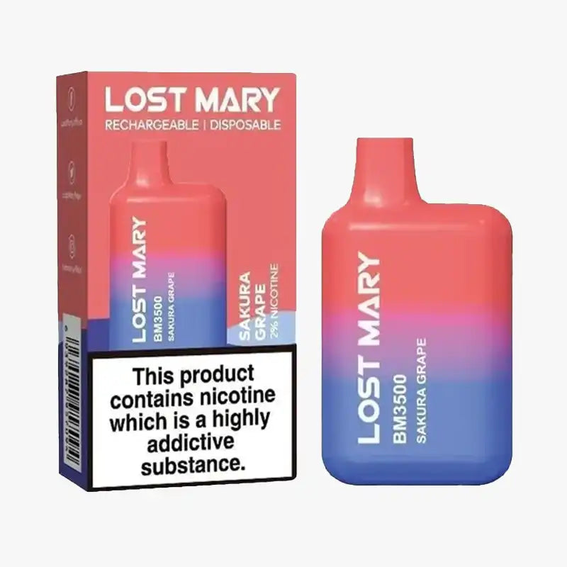 Lost-Mary-BM3500-Disposable-Vape-Sakura-Grape