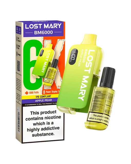 Lost Mary BM6000 Apple Pear Disposable Vape