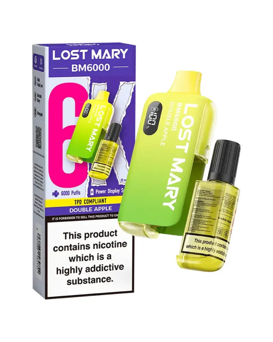 Lost Mary BM6000 Double Apple Disposable Vape