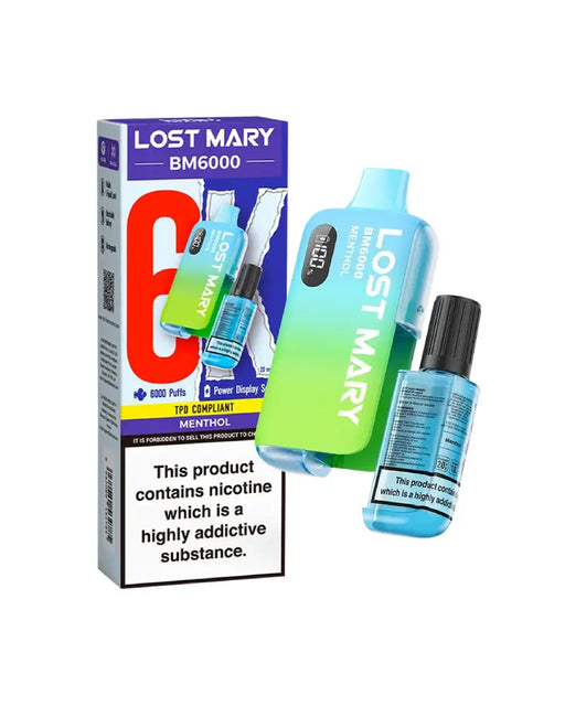 Lost Mary BM6000 Menthol Disposable Vape