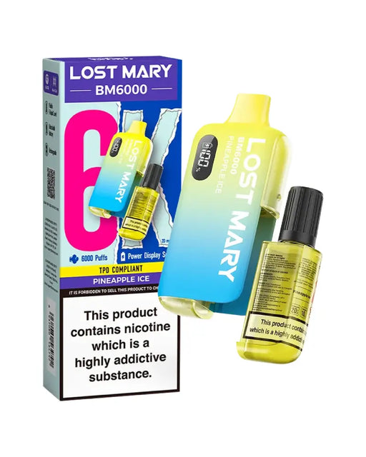 Lost Mary BM6000 Pineapple Ice Disposable Vape