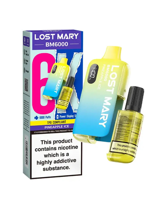 Lost Mary BM6000 Pineapple Ice Disposable Vape