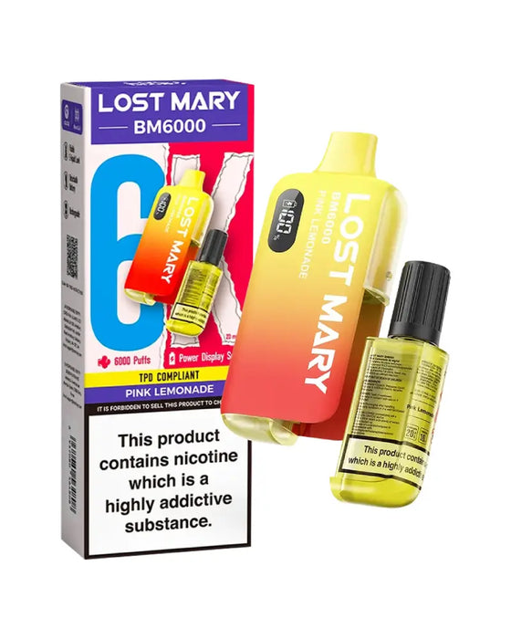 Lost Mary BM6000 Pink Lemonade Disposable Vape