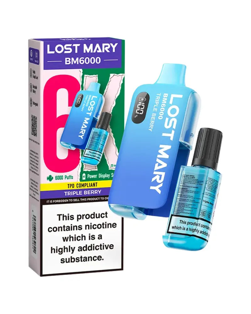 Lost Mary BM6000 Triple Berry Disposable Vape