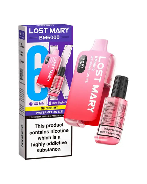 Lost Mary BM6000 Watermelon Ice Disposable Vape