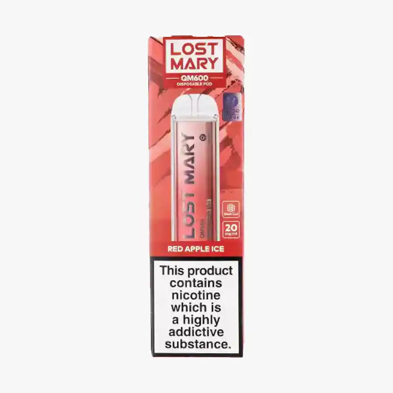 Lost-Mary-QM600-Disposable-Vape-Red-Apple-Ice