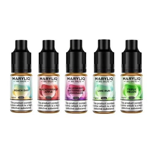 Maryliq Nicotine Salt E Liquid - Box Of 10- Vapour deal