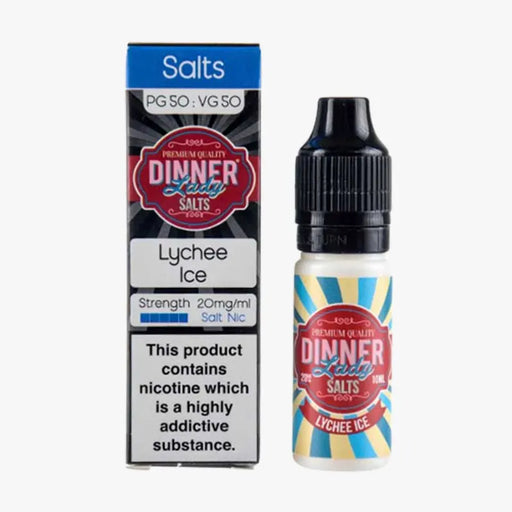 Lychee Ice Nic Salt E-Liquid by Dinner Lady