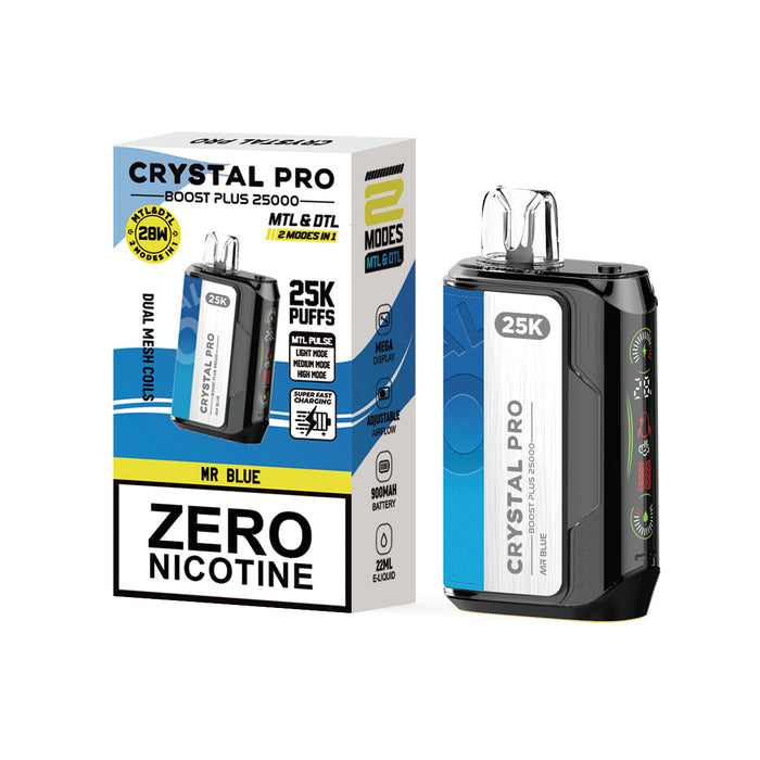 Crystal Pro Boost Plus 25000 Puffs Disposable Vape