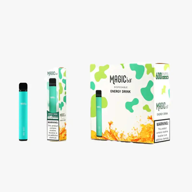 Magic Bar 600 Puffs Disposable Box Of 10 Energy Drink