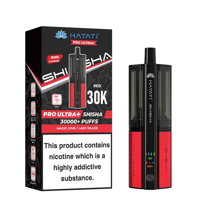 hayati pro ultra plus shisha 30k Hayati Pro Ultra Plus Shisha 30K Pod Kit