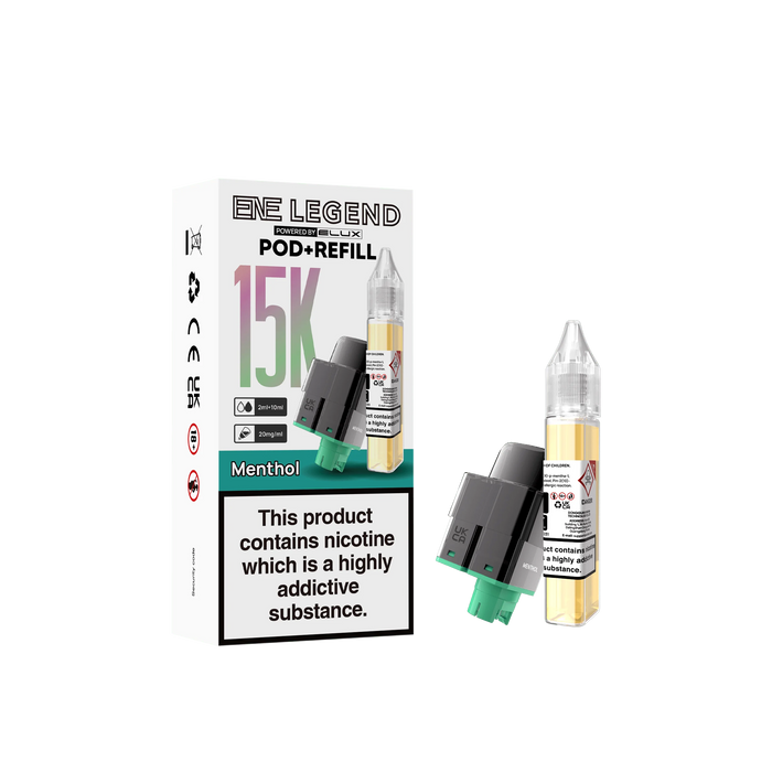 Elux ENE Legend 15K Prefilled Pod + Refill Container