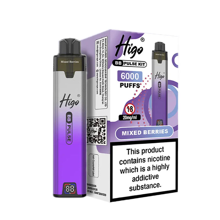 Mixed Berries Higo BB Pulse 6000 Prefilled Pod Kit
