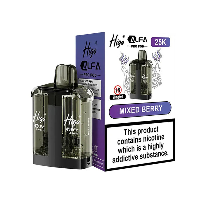 Mixed Berry Higo Alfa Pro 25K Pods