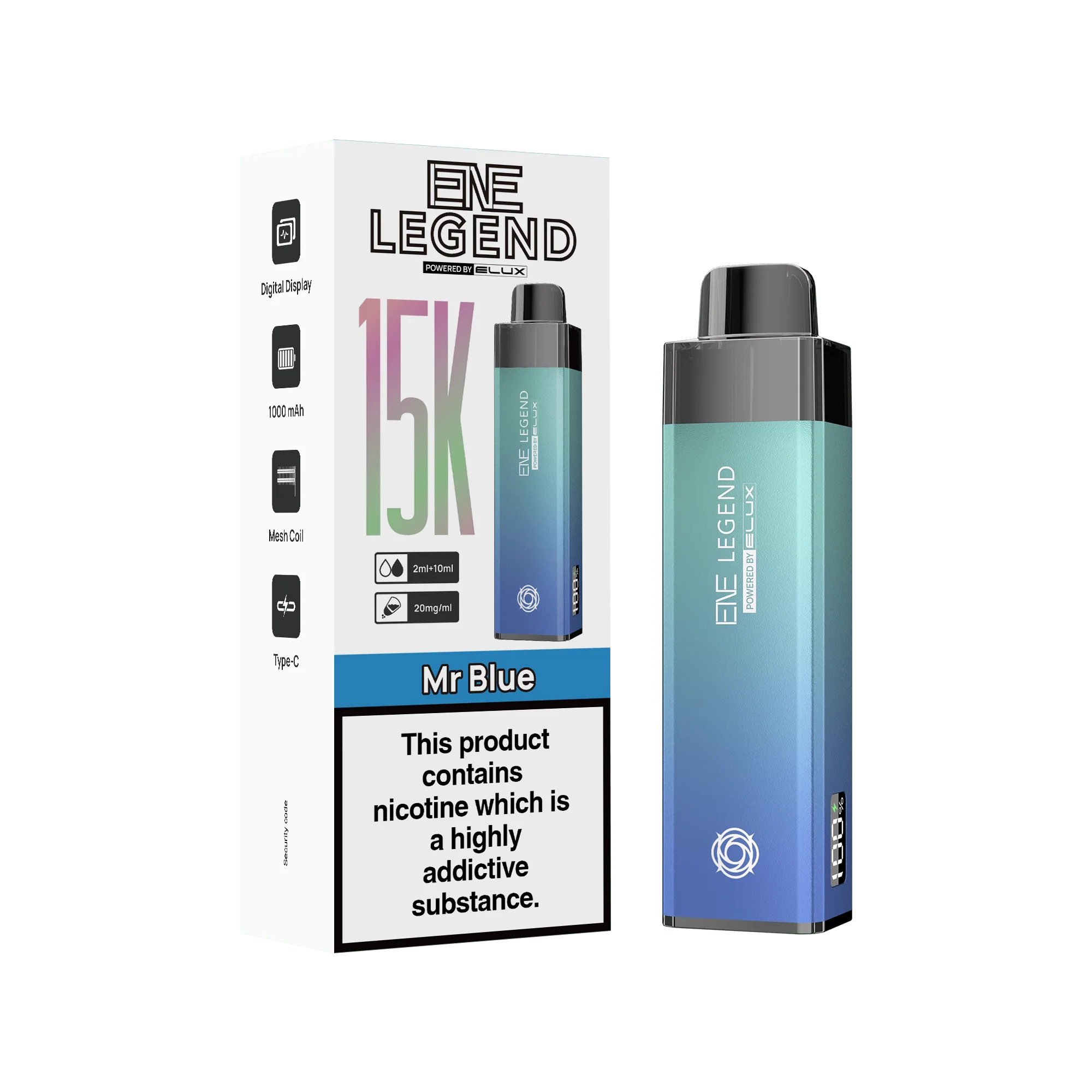 Elux ENE Legend 15K Vape Kit